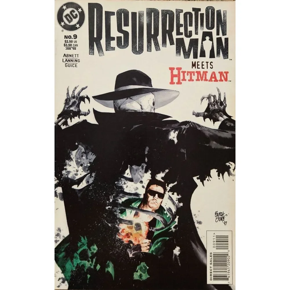 RESURRECTION MAN Meets HITMAN #9, DC Comic, Hitman, Death equal new powers